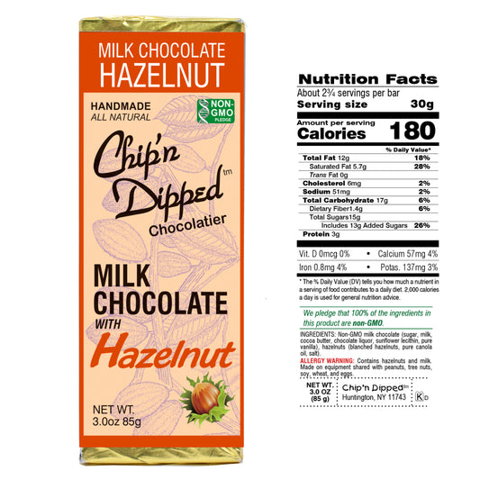 Milk Chocolate Hazelnut Bar