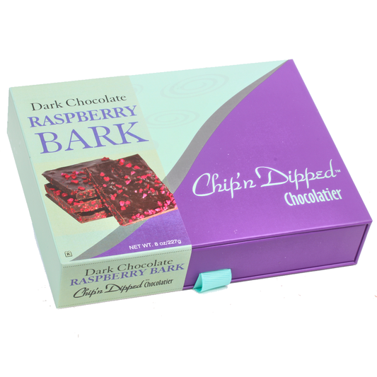 Dark Chocolate Raspberry Bark Gift Box