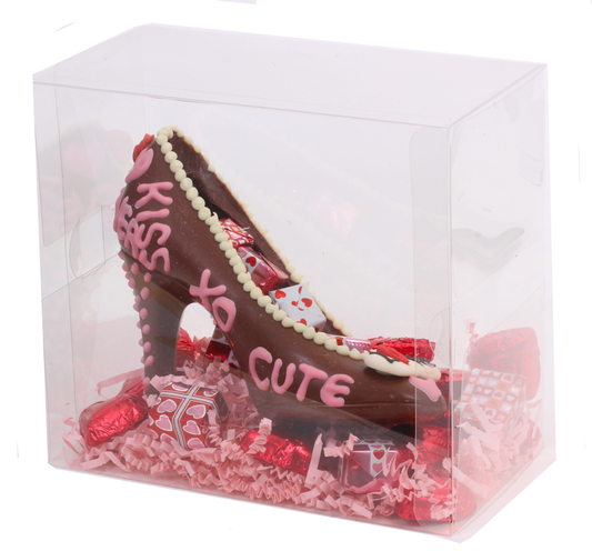 Valentine High Heel With Chocolates(Store Pickup Only)
