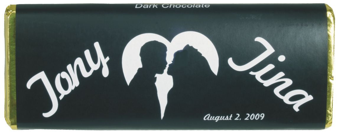 Personalized Plain Chocolate Bars