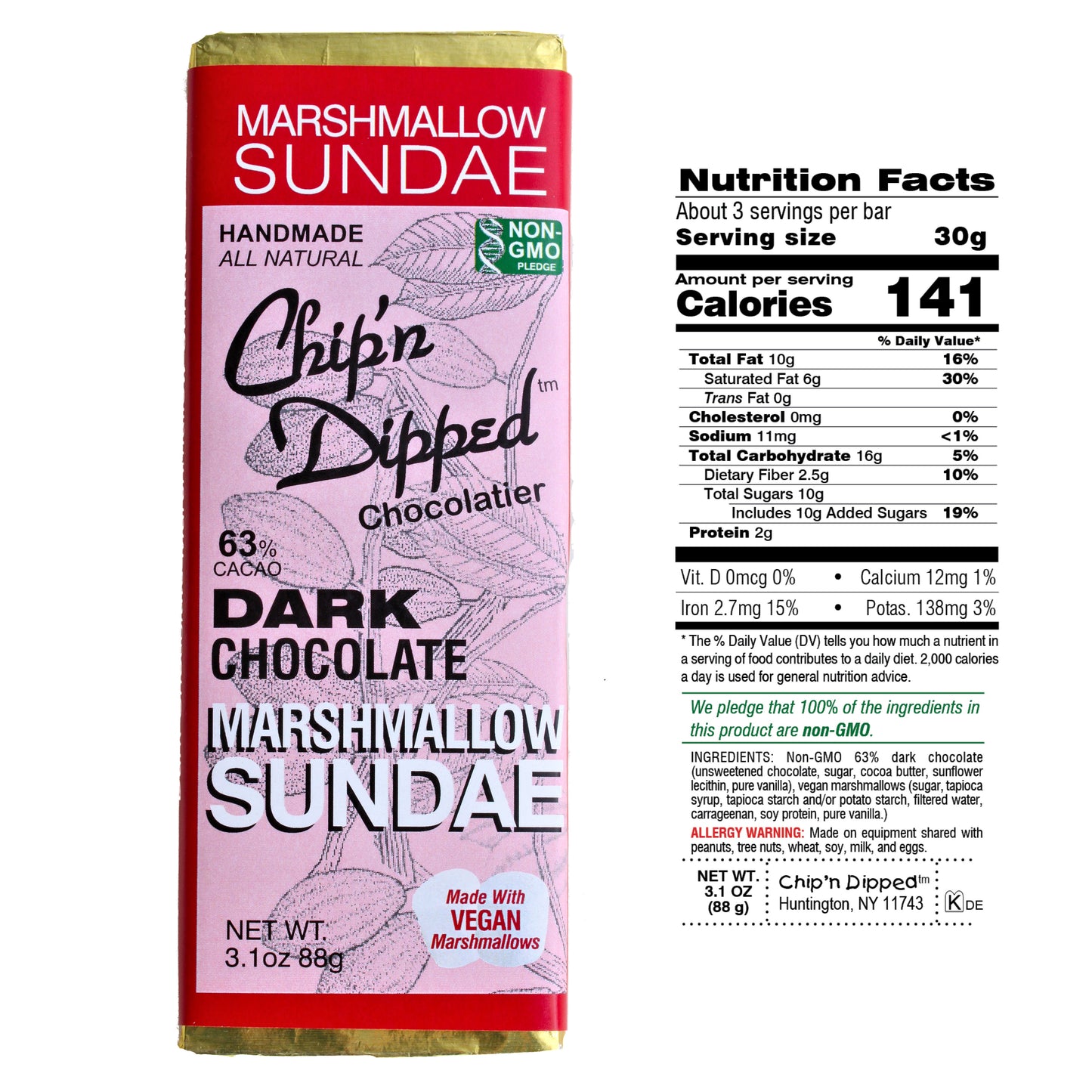 Dark Chocolate Marshmallow Sundae Bar