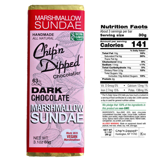 Dark Chocolate Marshmallow Sundae Bar