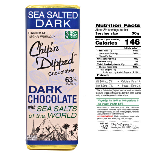Dark Chocolate Sea Salt Of The Worlds Bar