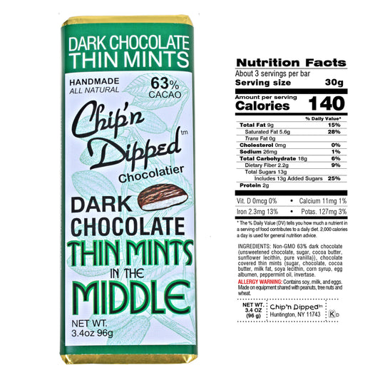Dark Chocolate Thin Mint Bar