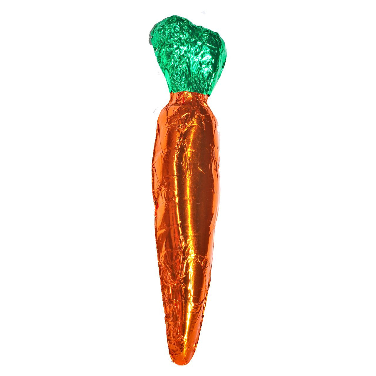 Large Solid Milk Chocolate Foiled Carrot