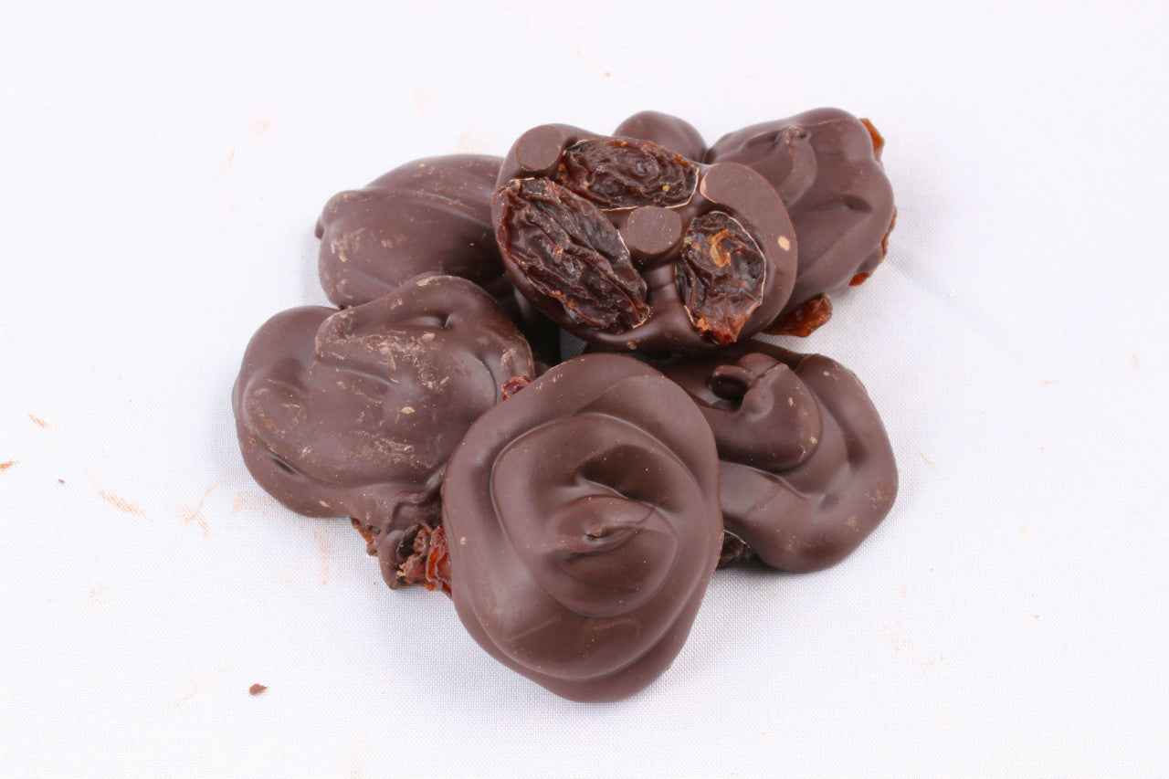 Chocolate Covered Raisin Clusters (Per Pound)