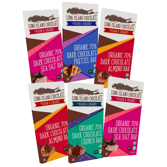Long Island Chocolate Bar Organic Vegan Gift Pack